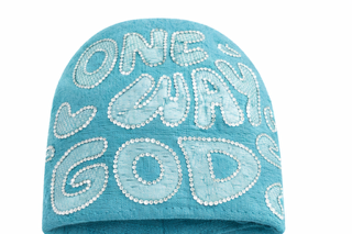 One Way Beanie- Teal